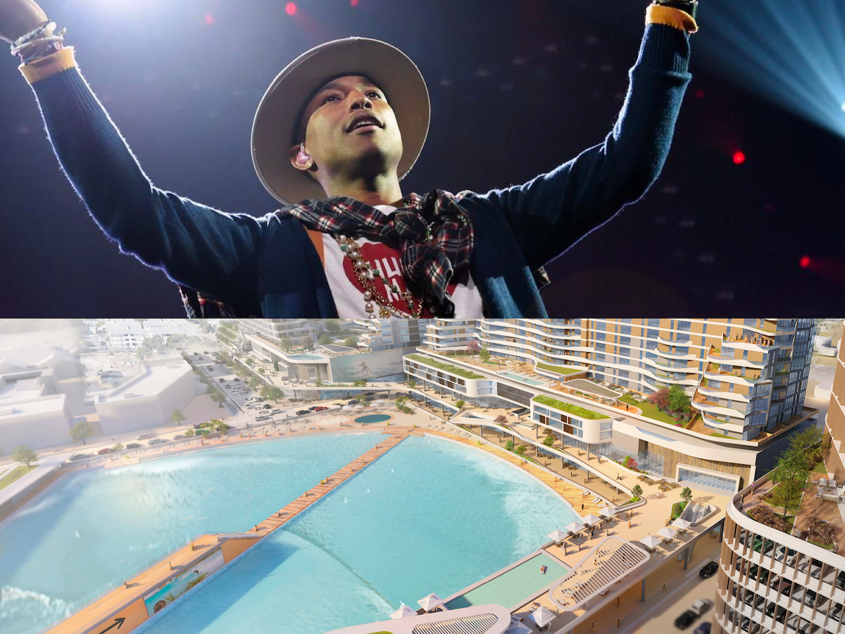 Pharrell Williams Surf Park Virginia Beach